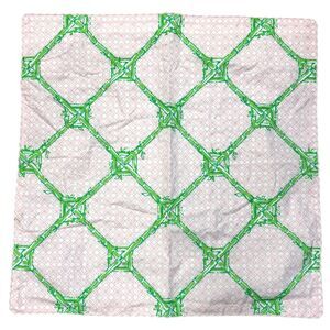 Lilly Pulitzer Reversible Bamboo Butterfly Euro Pillow Cover Pink Tropical NEW